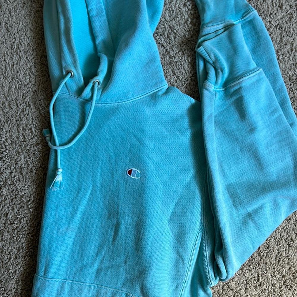 Light Blue Champion Hoodie